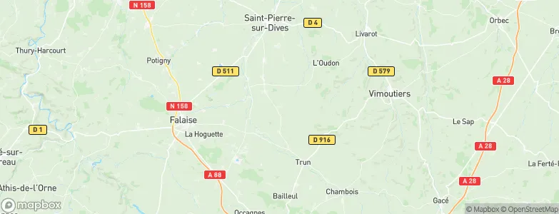 Norrey-en-Auge, France Map