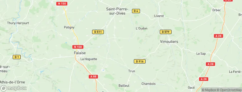 Norrey-en-Auge, France Map