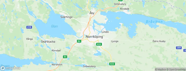 Norrköping, Sweden Map