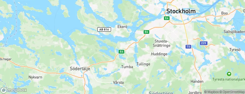 Norsborg, Sweden Map