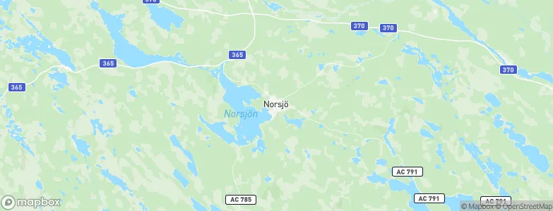 Norsjö, Sweden Map