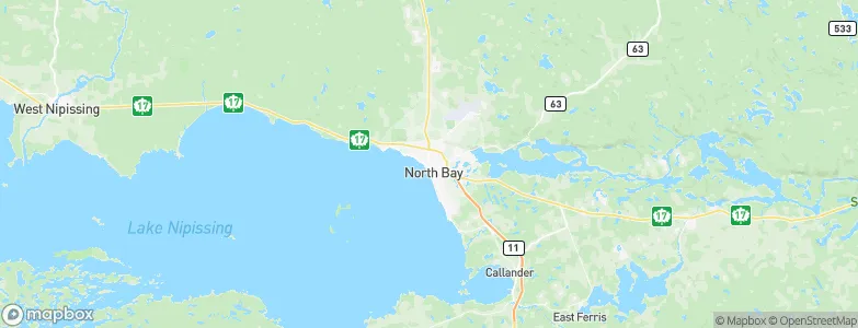 North Bay, Canada Map