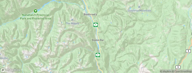 North Bend, Canada Map