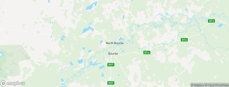 North Bourke, Australia Map