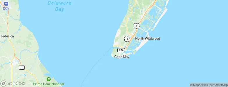 North Cape May, United States Map