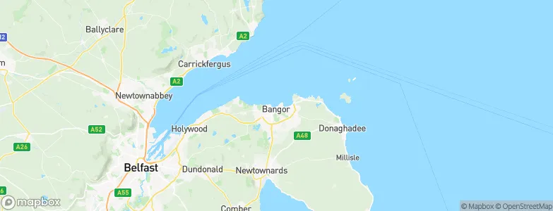 North Down, United Kingdom Map