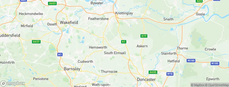 North Elmsall, United Kingdom Map