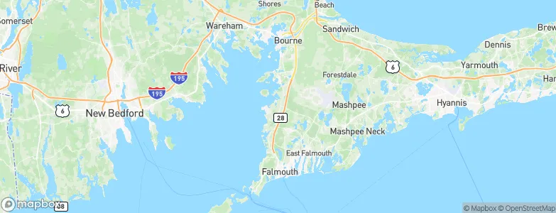 North Falmouth, United States Map