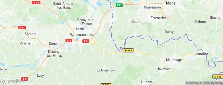 North, France Map