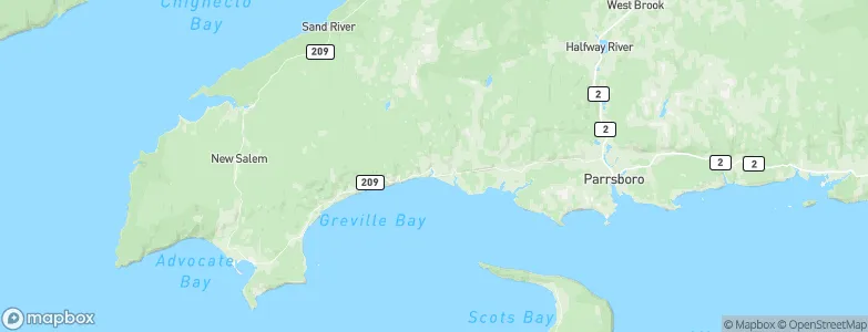 North Greville, Canada Map