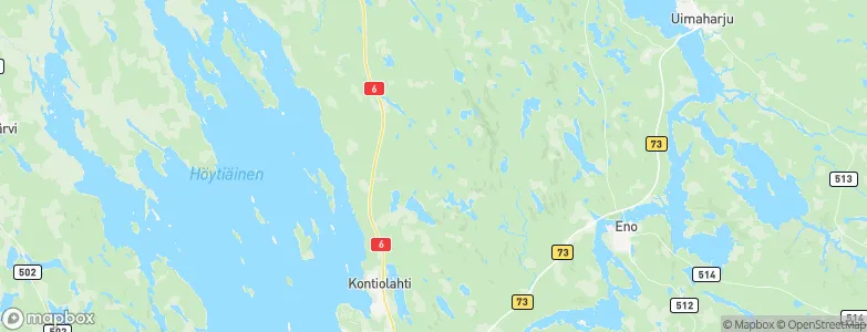 North Karelia, Finland Map