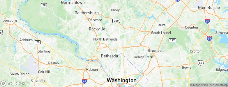 North Kensington, United States Map