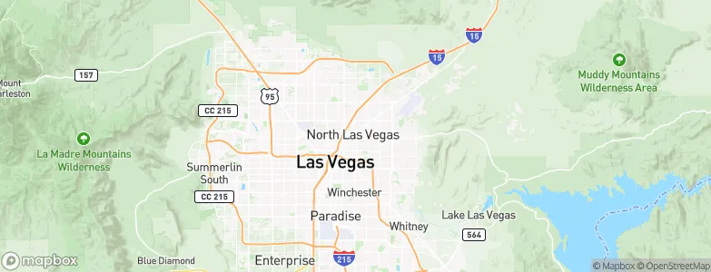 North Las Vegas, United States Map