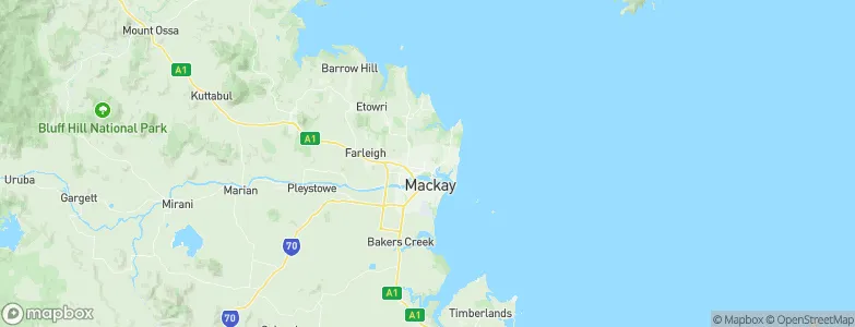 North Mackay, Australia Map