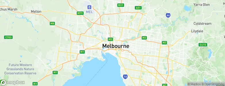 North Melbourne, Australia Map