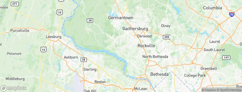 North Potomac, United States Map