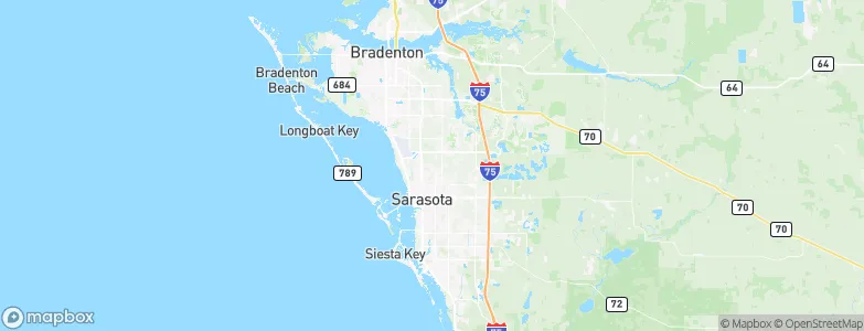 North Sarasota, United States Map
