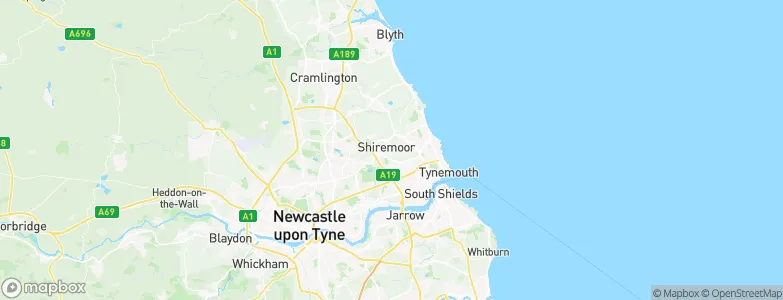 North Tyneside, United Kingdom Map