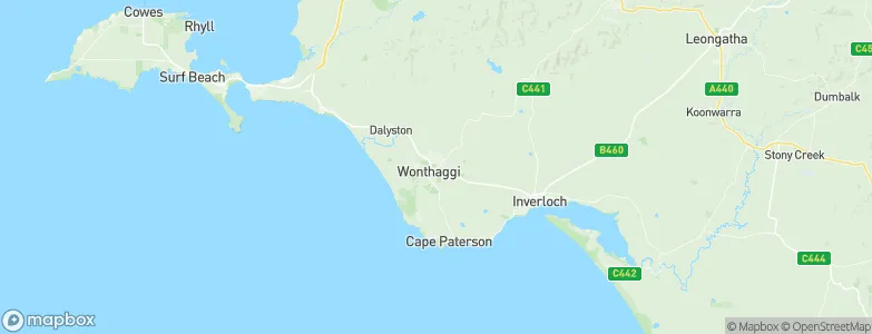 North Wonthaggi, Australia Map