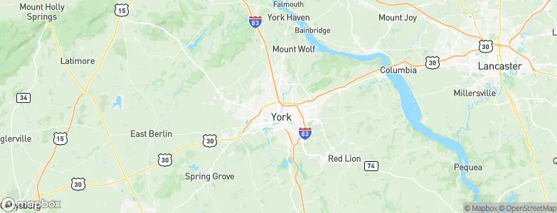 North York, United States Map