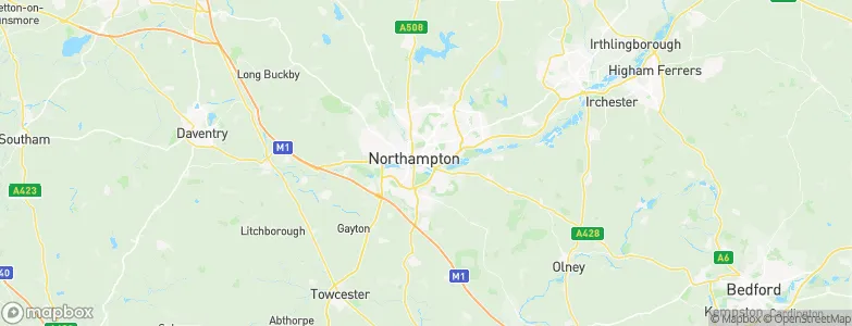 Northampton, United Kingdom Map