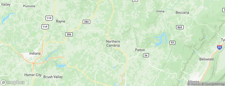 Northern Cambria, United States Map