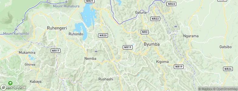 Northern Province, Rwanda Map