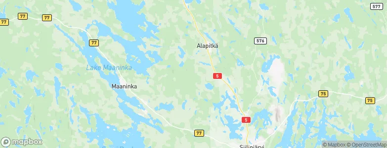 Northern Savonia, Finland Map