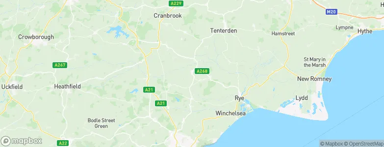 Northiam, United Kingdom Map