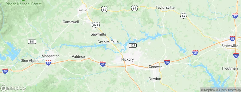 Northlakes, United States Map