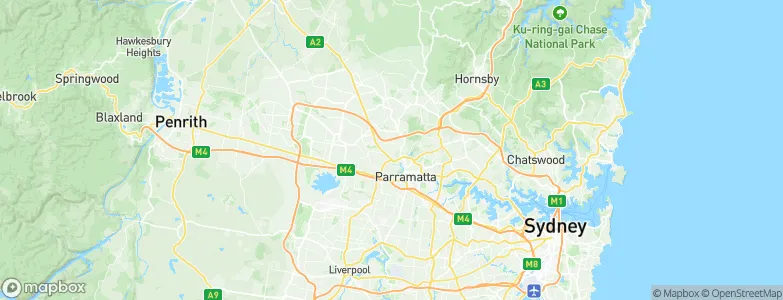 Northmead, Australia Map