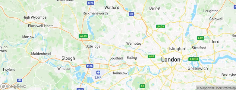 Northolt, United Kingdom Map