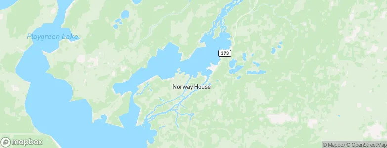 Norway House, Canada Map
