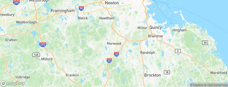 Norwood, United States Map