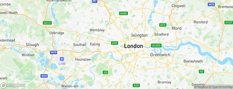 Notting Hill, United Kingdom Map