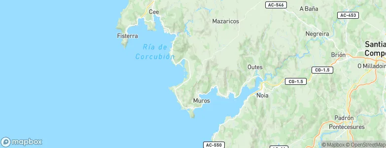 Nóutigos, Spain Map