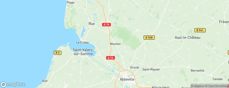 Nouvion, France Map
