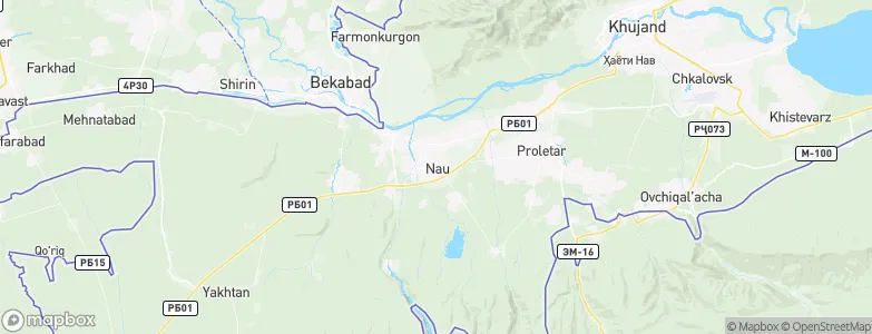 Nov, Tajikistan Map