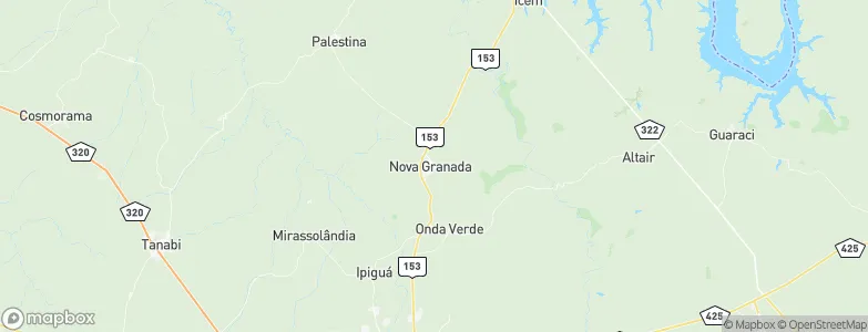 Nova Granada, Brazil Map