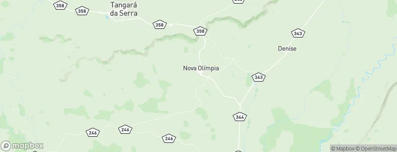 Nova Olímpia, Brazil Map