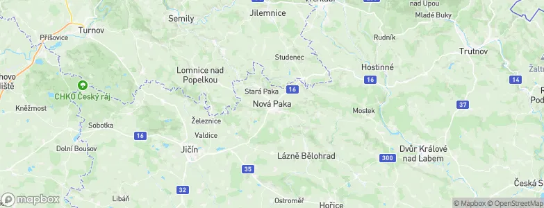 Nová Paka, Czechia Map