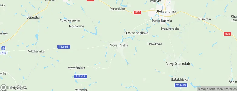 Nova Praha, Ukraine Map