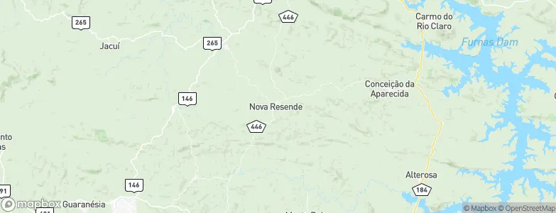 Nova Resende, Brazil Map