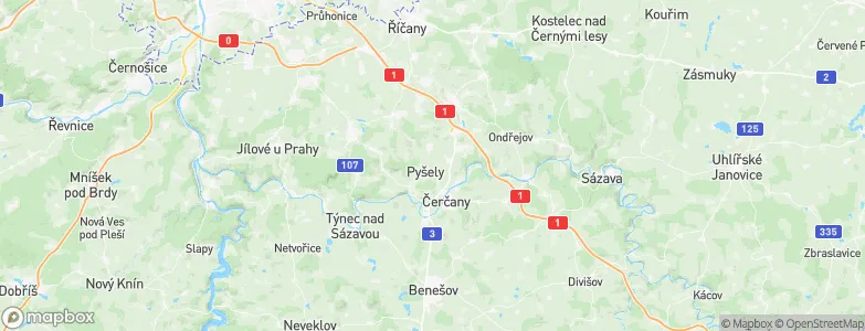 Nová Ves, Czechia Map