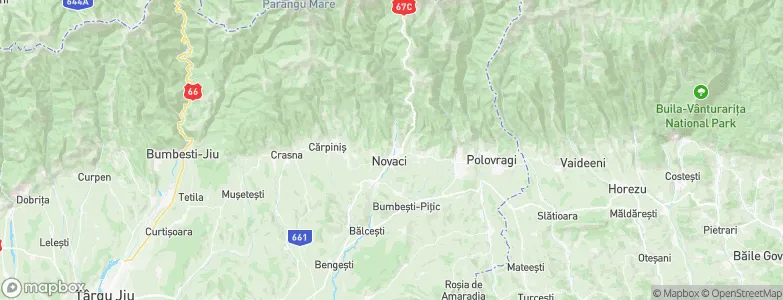 Novaci, Romania Map