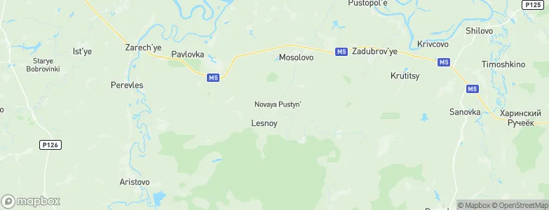 Novaya Pustyn', Russia Map