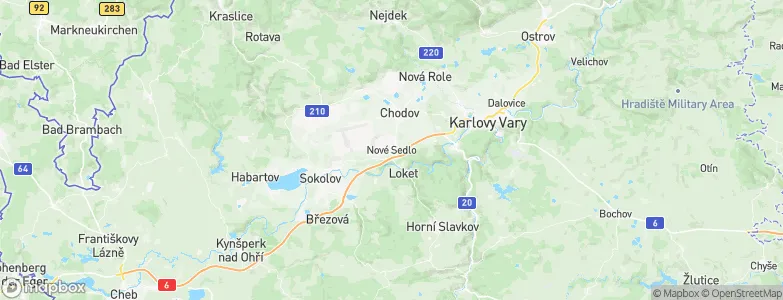 Nové Sedlo, Czechia Map