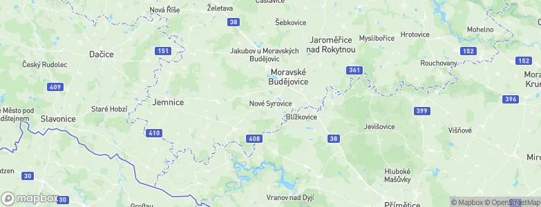 Nové Syrovice, Czechia Map