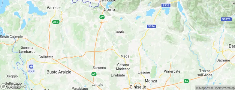 Novedrate, Italy Map