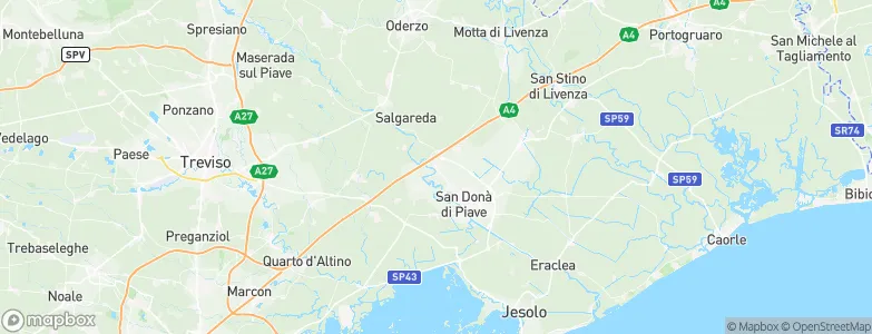 Noventa di Piave, Italy Map